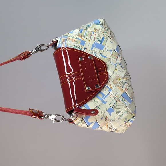 Nagui Ollin Arm Candy New York City Map Purse - Picture 1 of 12